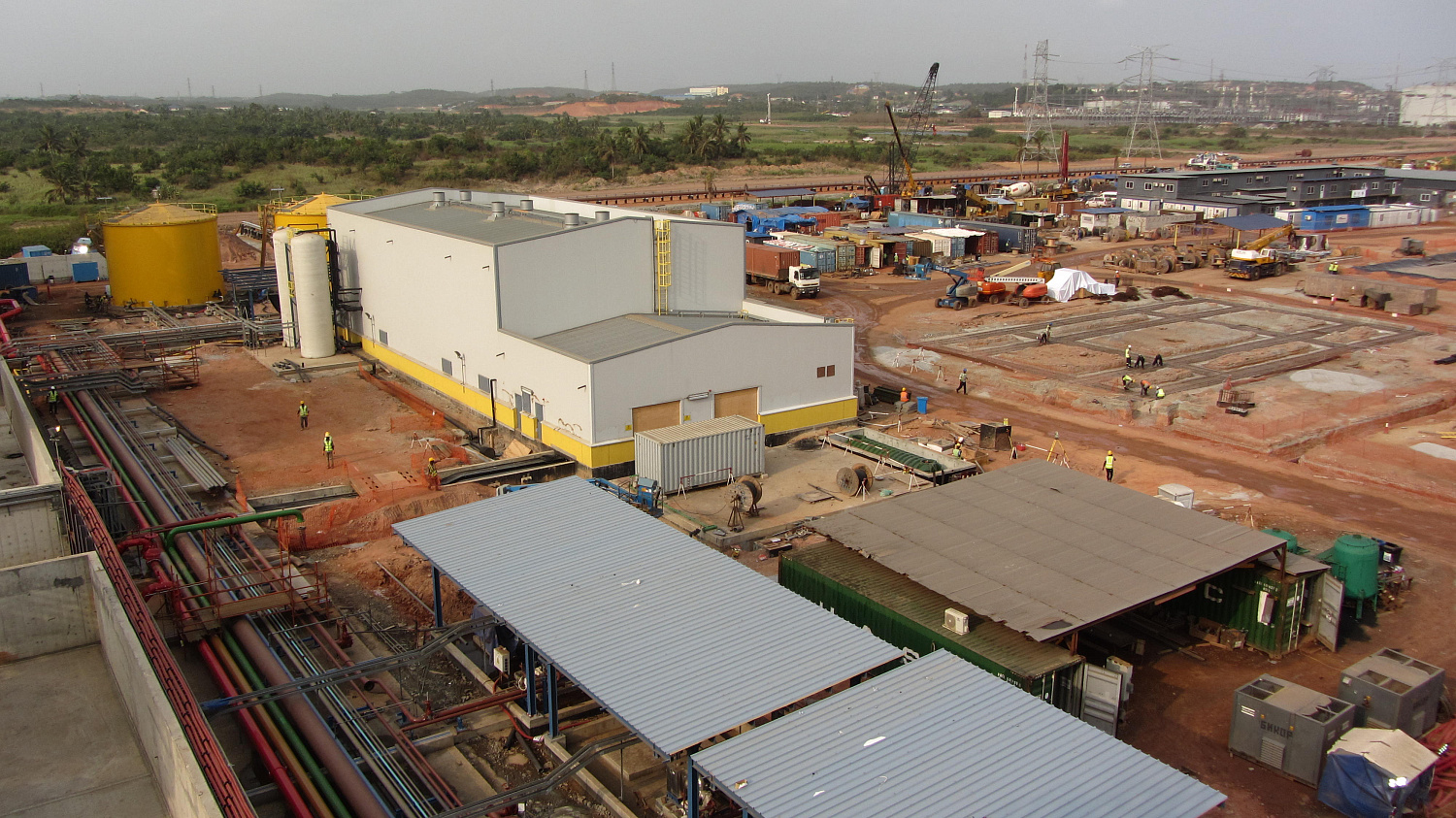 Installation of a tank farm and station pipelines in Ghana for a 192 MW CCGT unit